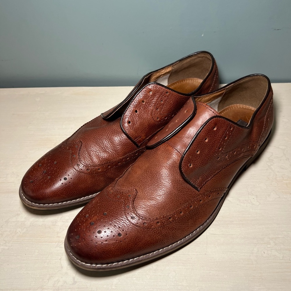 Gordon Rush Leather Oxford Loafer’s No Laces. Size 10.5. Like new!